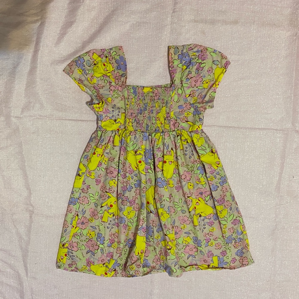 Pokémon Smocked Dress girls S - Picture 2 of 8